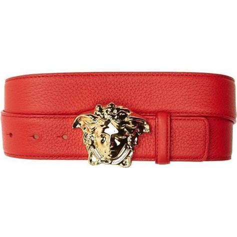 versace medusa belt red|Versace belt outlet.